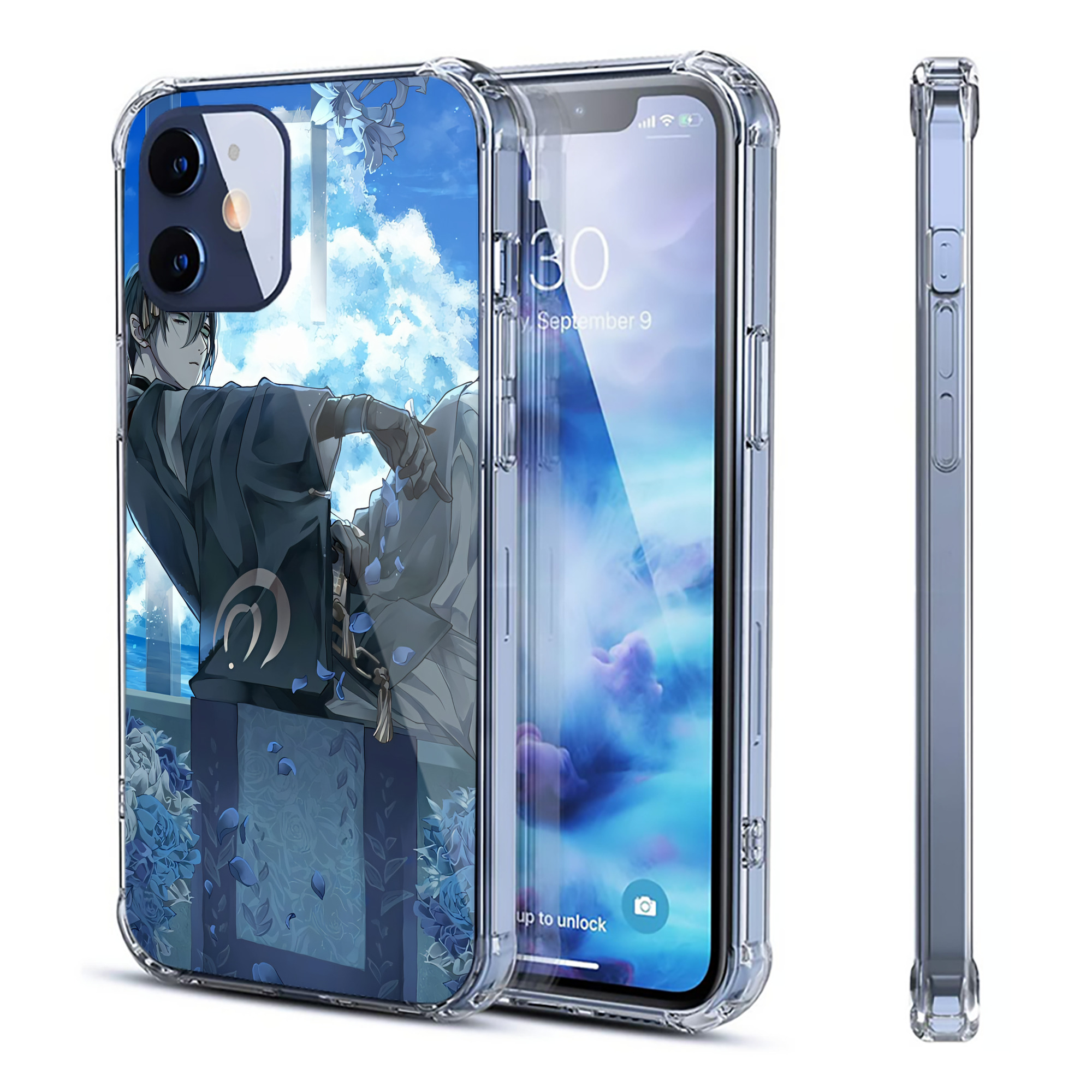 （画像用） 刀剣乱舞 Touken Ranbu 【iPhone 12シリーズ対応】透明スマホケース（クリアソフトケース）